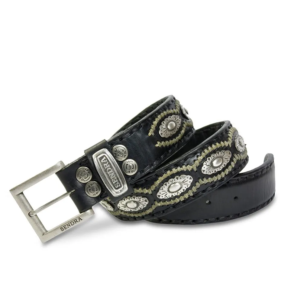 sendra-boots-7606-negro-lederg-rtel-4-cm-schwarz image 1