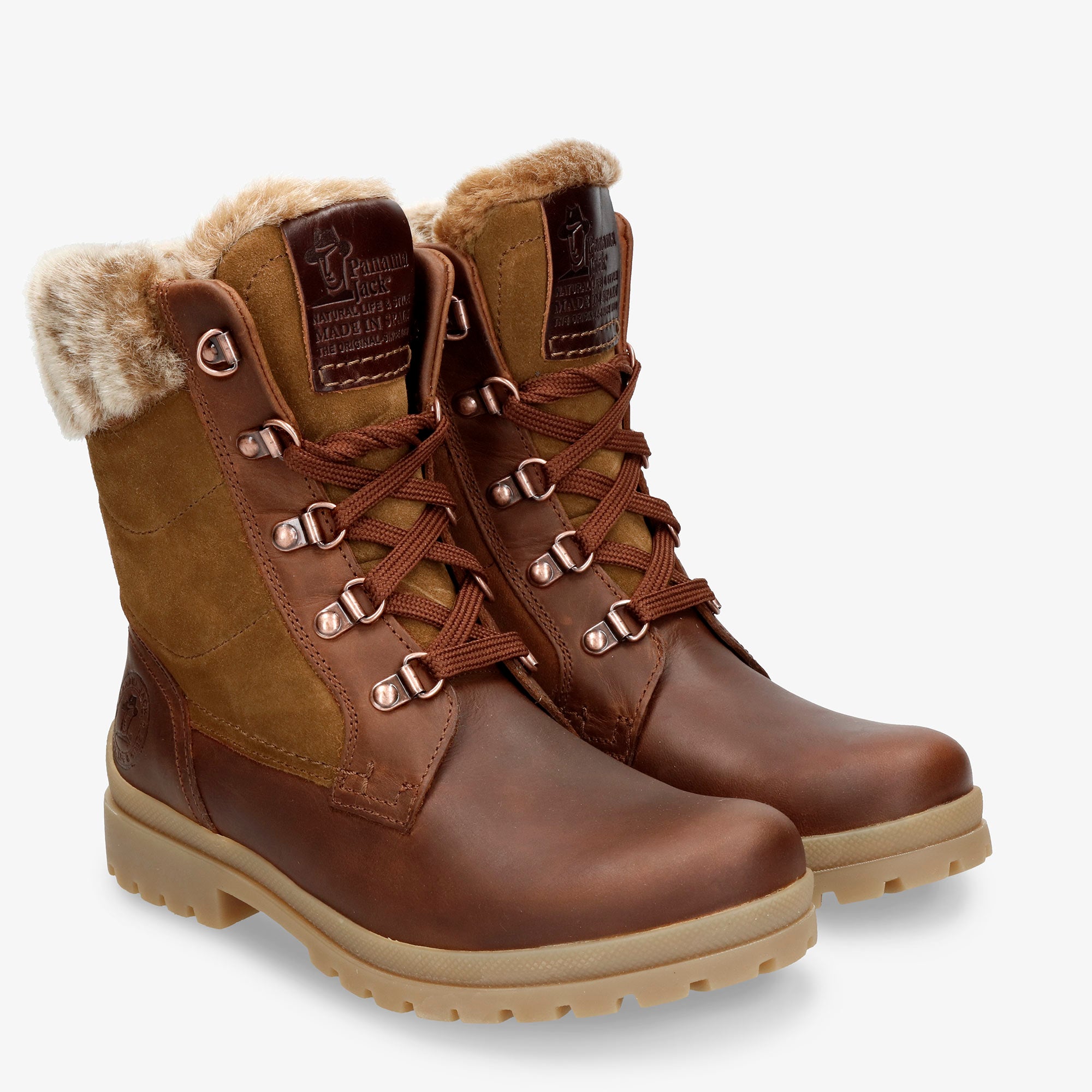 panama-jack-tuscani-b26-damenstiefel-napa-cuero-cognac-warmfutter image 3