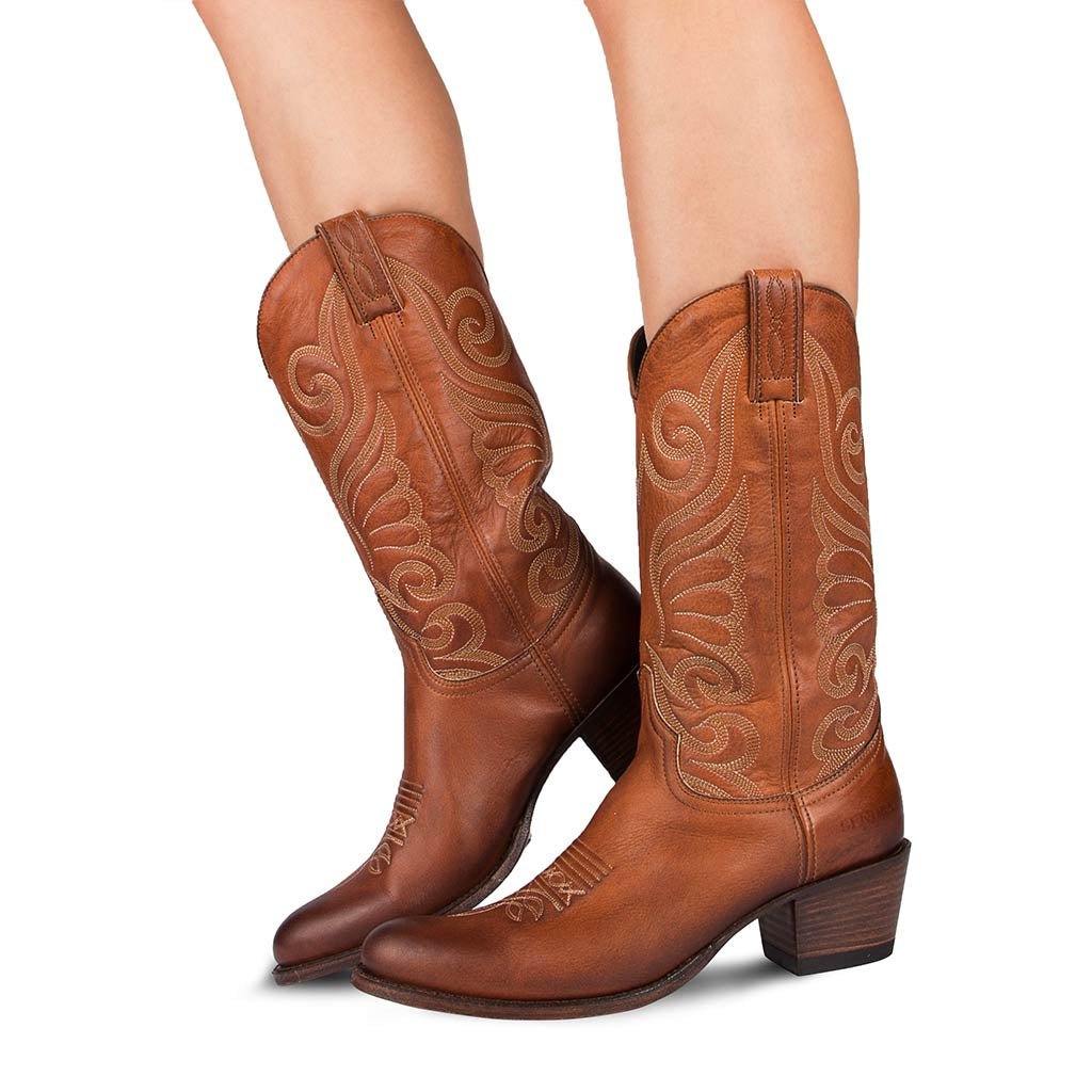 sendra-boots-11627-debora-salvaje-damen-cowboystiefel-braun image 7