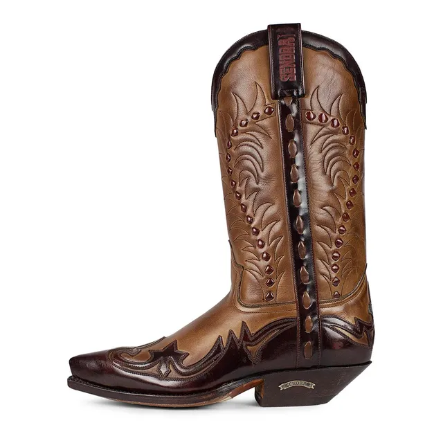 sendra-boots-3155-maxi-flora-fuchsia-box-brass-stiefel image 1