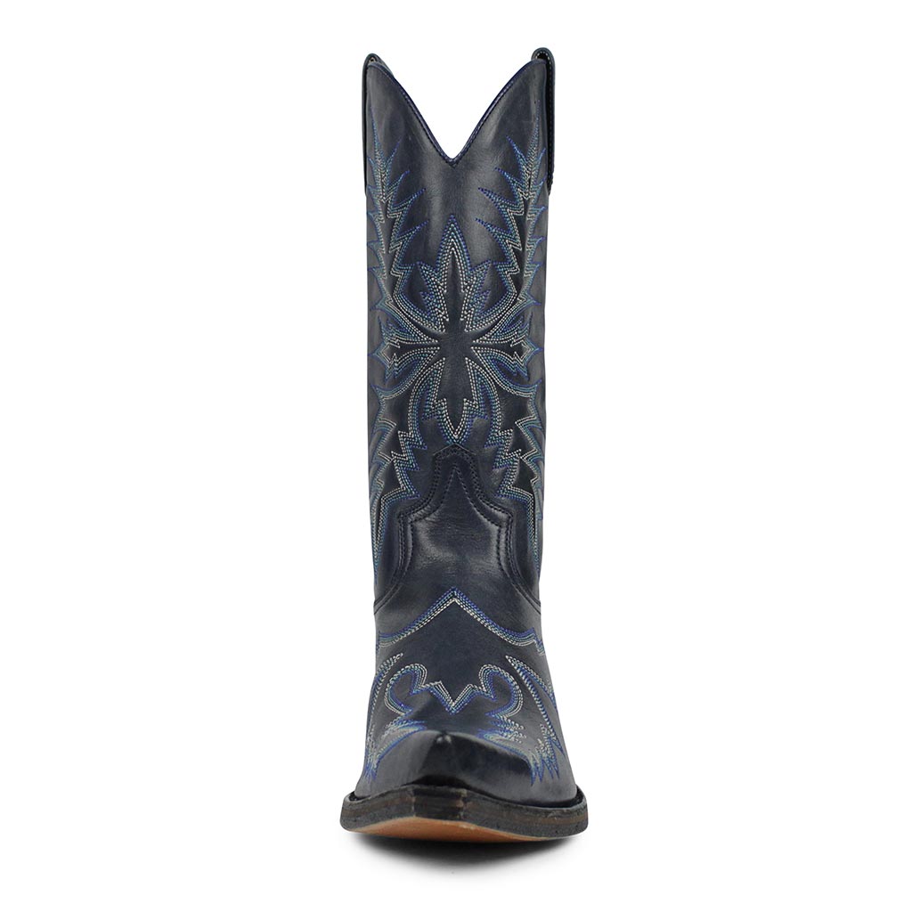 sendra-boots-8500-western-cowboy-stiefel-navy-brass-cuervo-palermo image 3