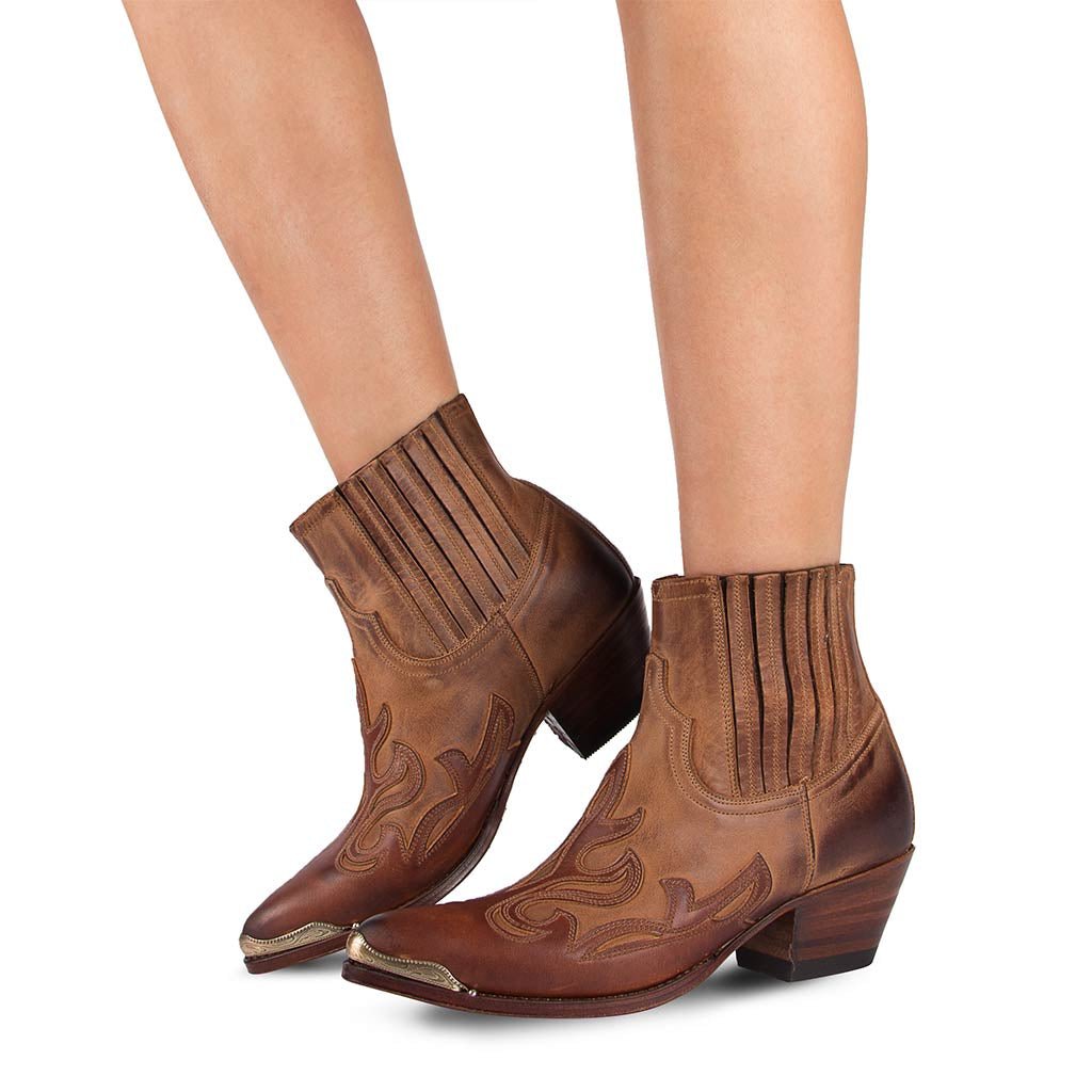 sendra-boots-13924-lia-western-bot-n-halbstiefel-braun image 7