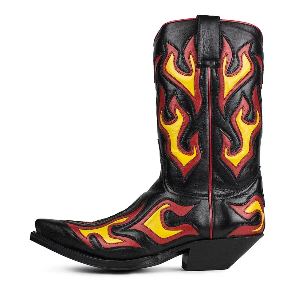 sendra-boots-6149-cuervo-cowboystiefel-nappa-baly-negro image 1