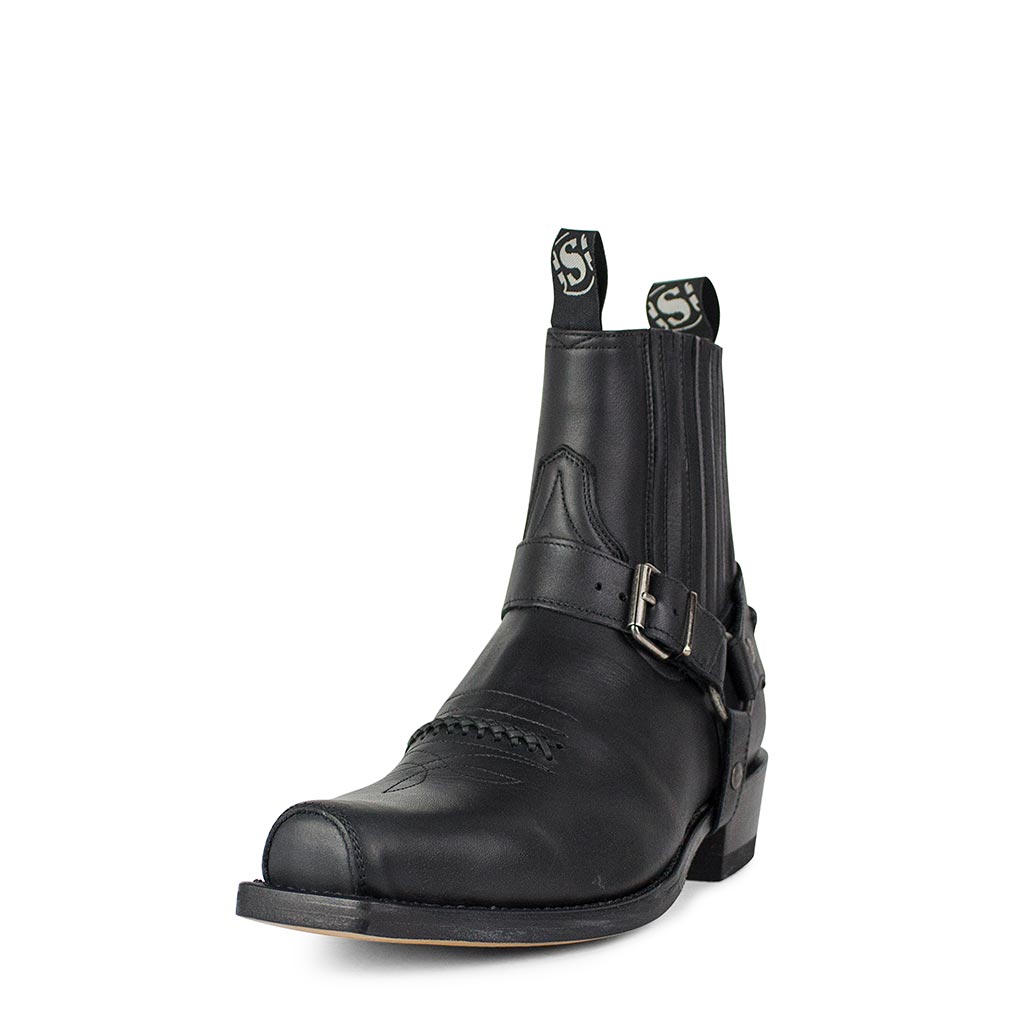 sendra-boots-s0045-6445-negro-biker-bot-n-mit-harness-schwarz image 2