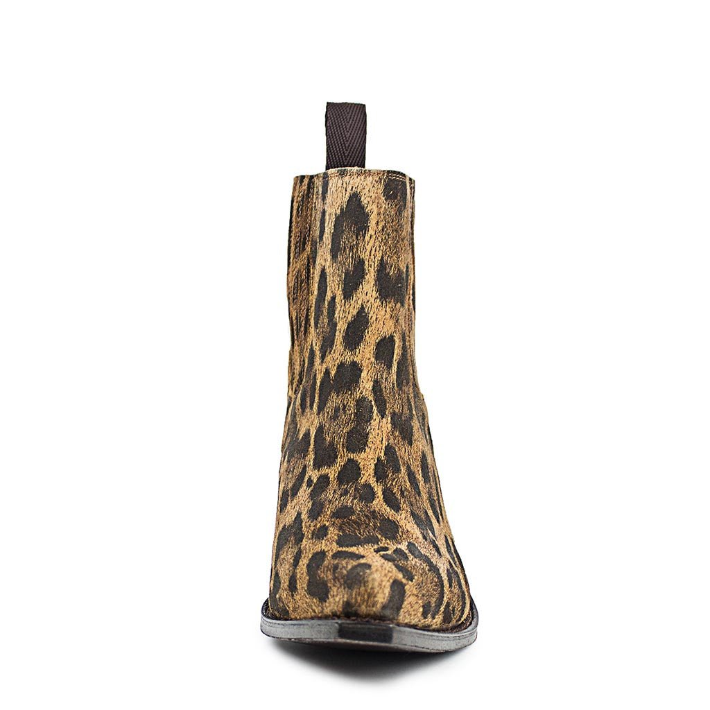 sendra-boots-16060-damen-cowboy-stiefelette-jaguar-orange-schwarz image 3