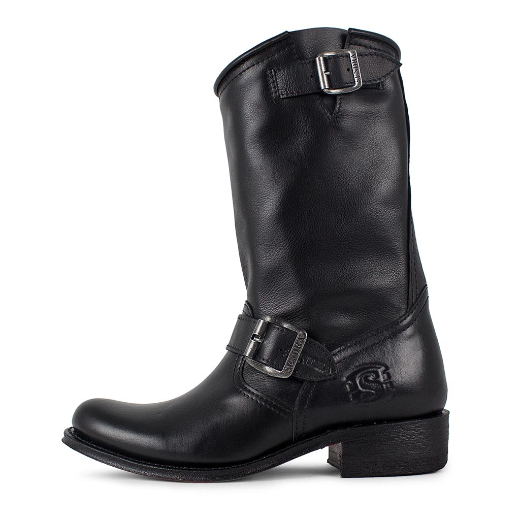 sendra-boots-2944-city-salvaje-negro-biker-boots-damen-schwarz image 1