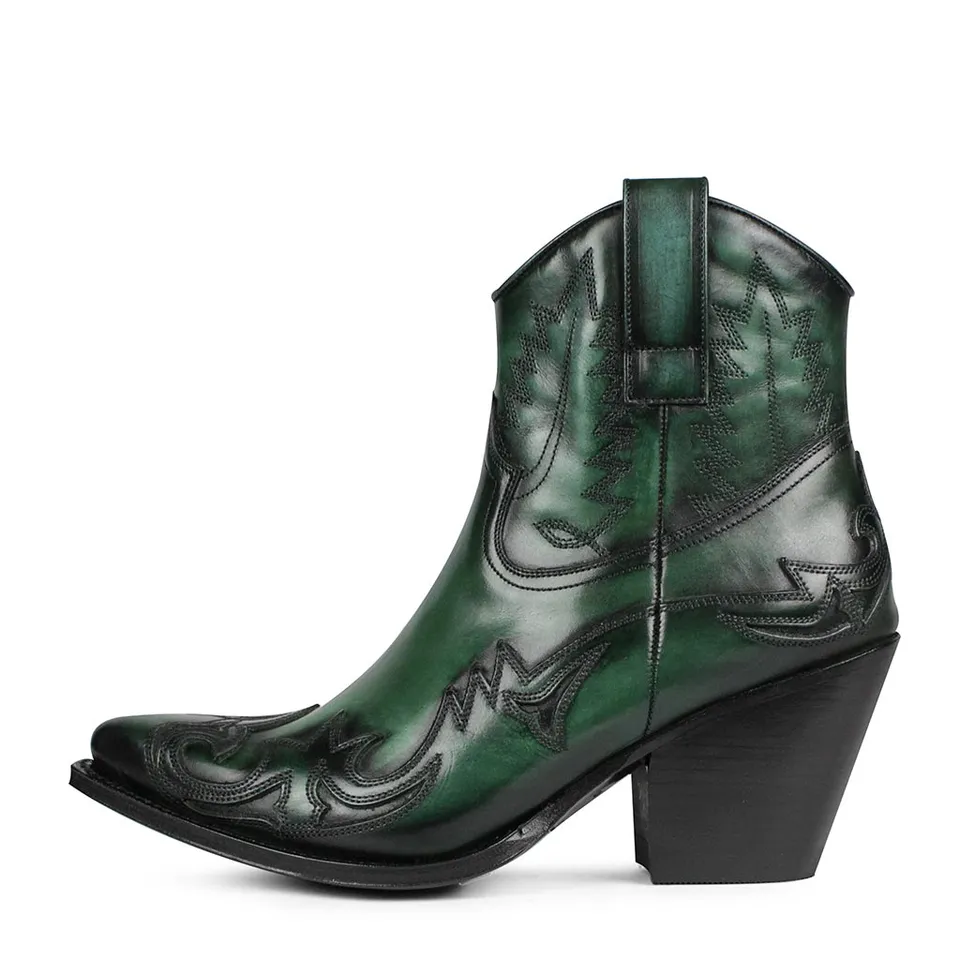 sendra-boots-16695-lula-hand-painted-stiefel-forest image 1