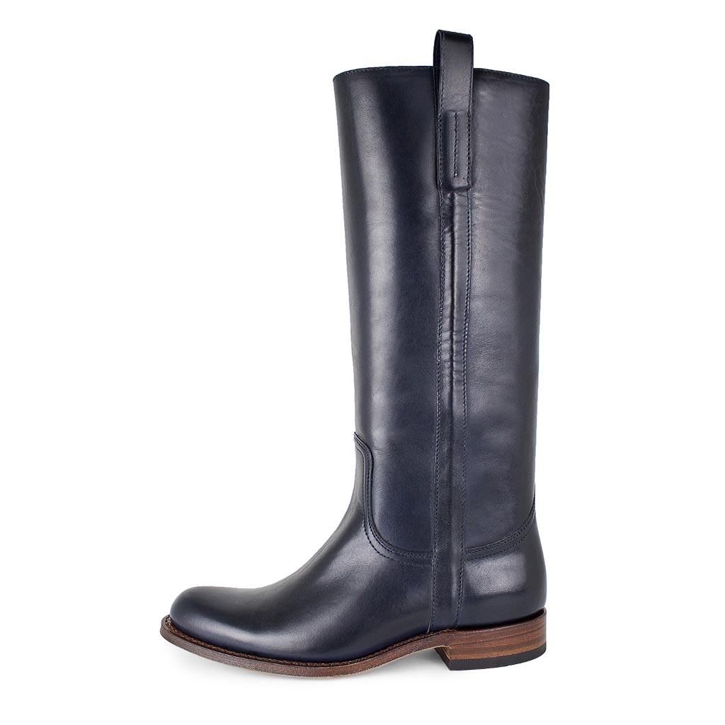 sendra-boots-7025-street-palermo-navy-brass-damen-biker-stiefel-blau image 1