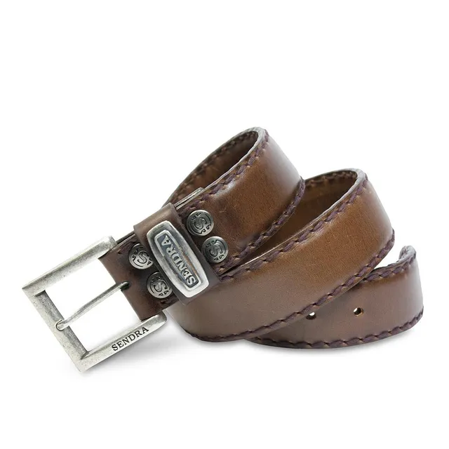 sendra-boots-8563-lederg-rtel-braun-4-cm-herren image 1