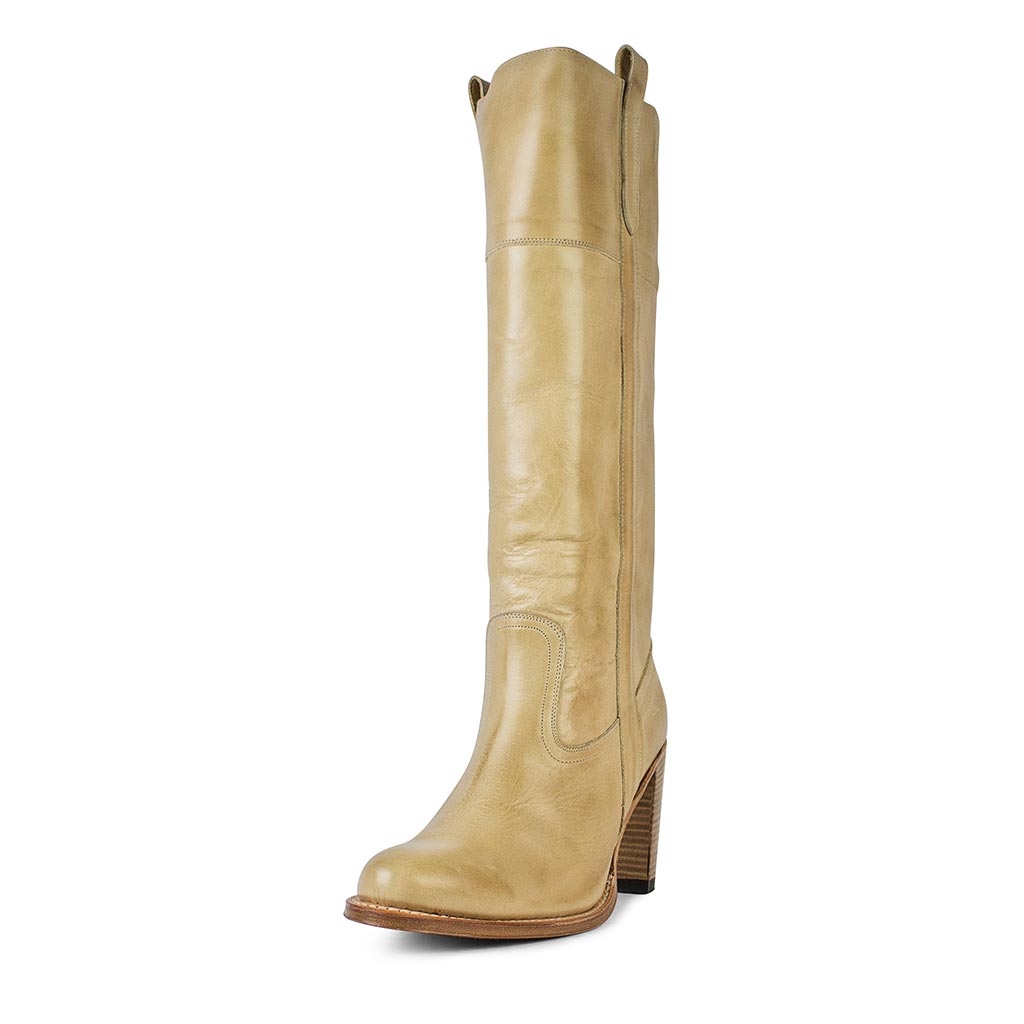 sendra-boots-s0012-7323-crema-cowboy-stiefel-hochschaft-damen-creme image 2