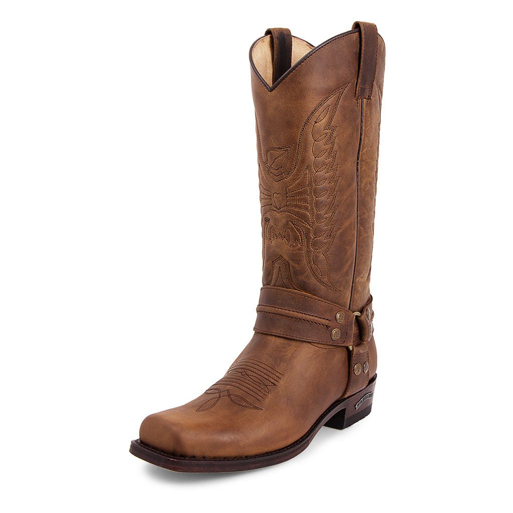 sendra-boots-2621-pete-sprinter-tan-cowboystiefel-braun image 2