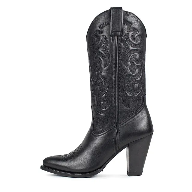 sendra-boots-13549-eva-lederstiefel-salvaje-negro-7-5-cm image 1