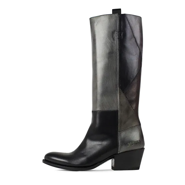 sendra-boots-s0032-debora-vitello-negro-stiefel-schwarz image 1
