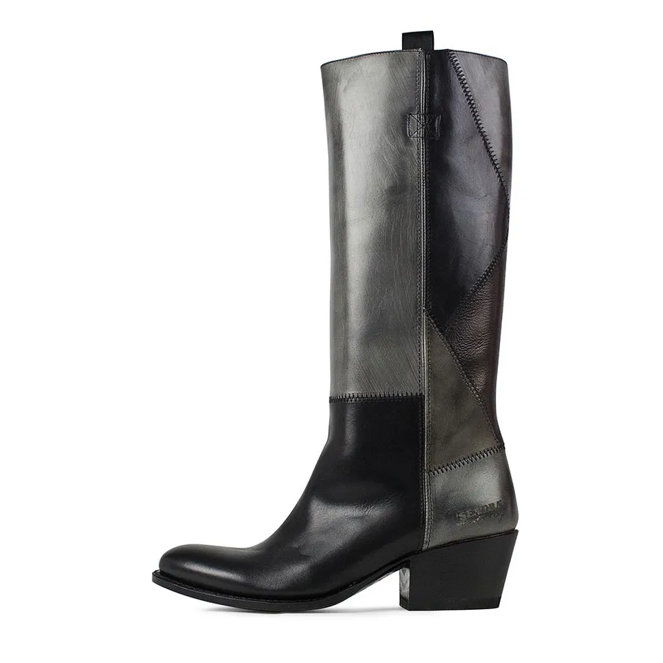 sendra-boots-s0032-debora-vitello-negro-stiefel-schwarz image 1