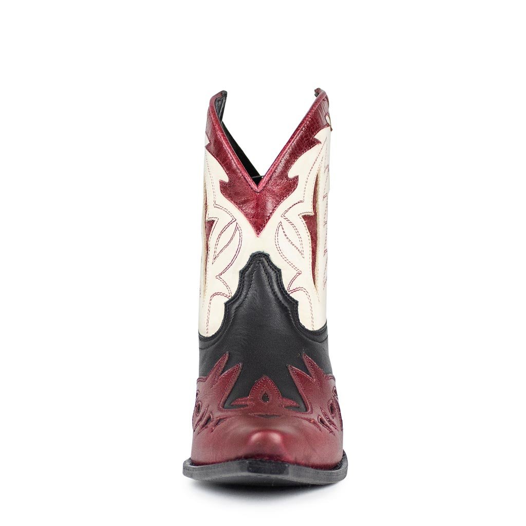 sendra-boots-17159-gene-western-bot-n-salvaje-negro-raspado-marfil-damen image 3