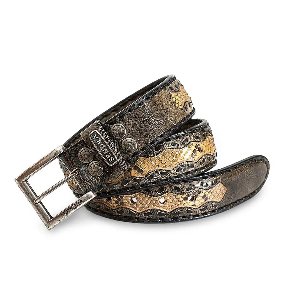 sendra-boots-8347-denver-tierra-piton-panizo-2-lederg-rtel-4-cm image 1