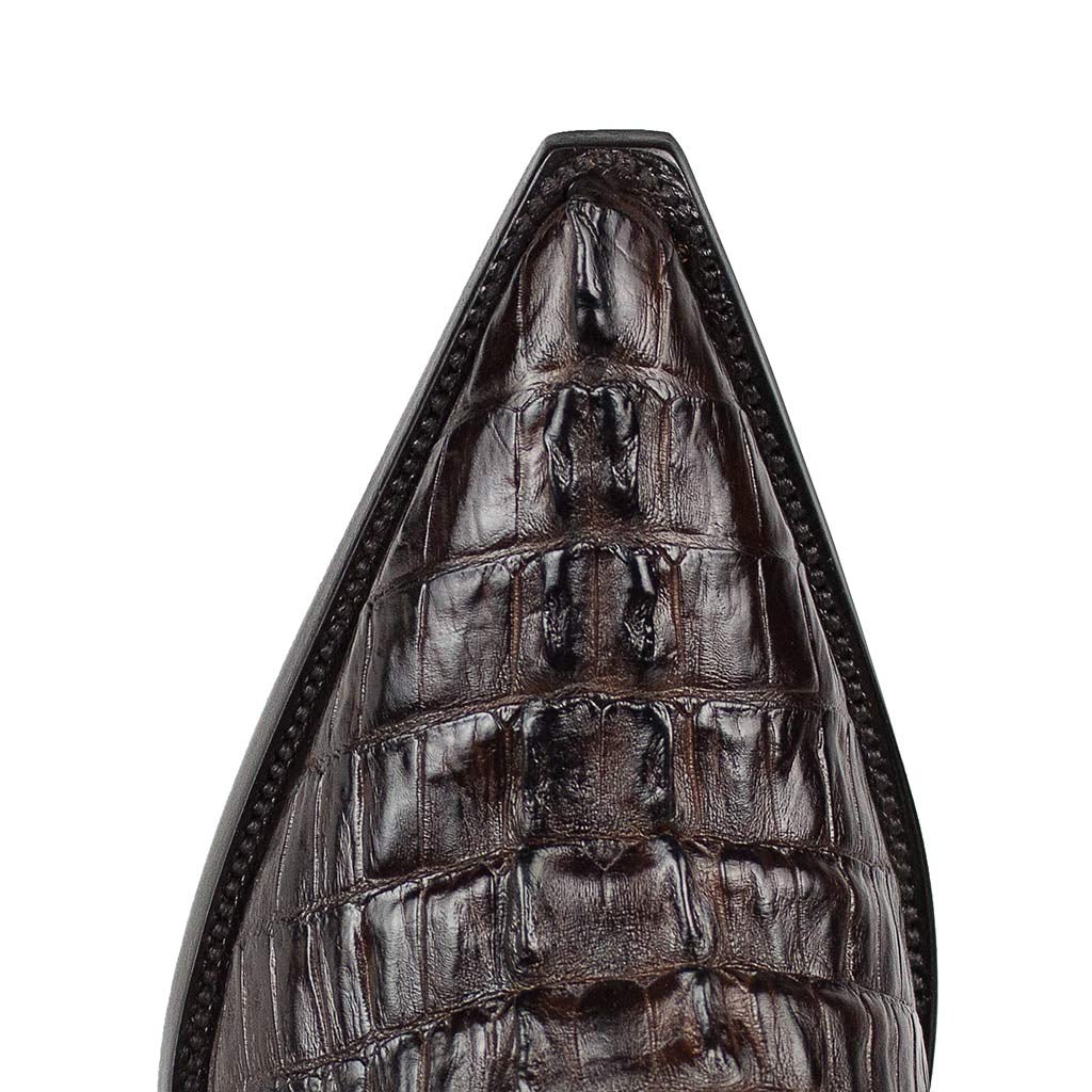 sendra-boots-texas-caiman-tail-chocolate-exotic-boots image 5