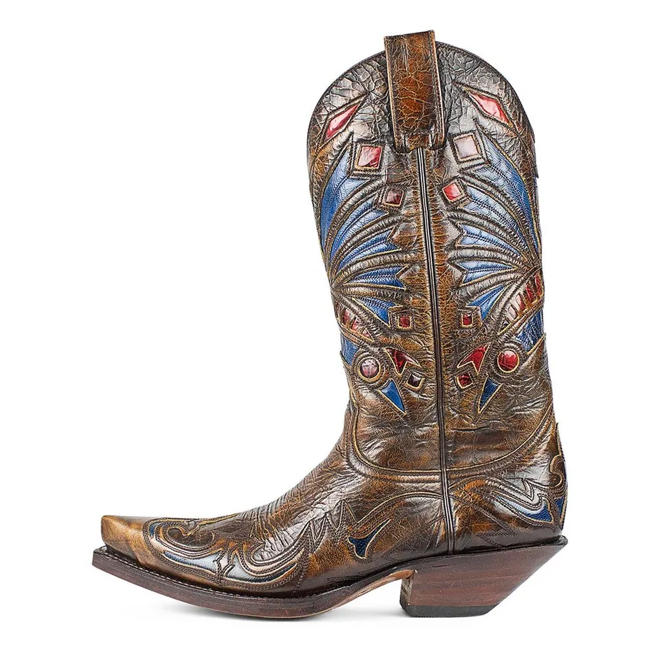 sendra-boots-6262-cuervo-britnes-flo-marr-n-westernstiefel image 1