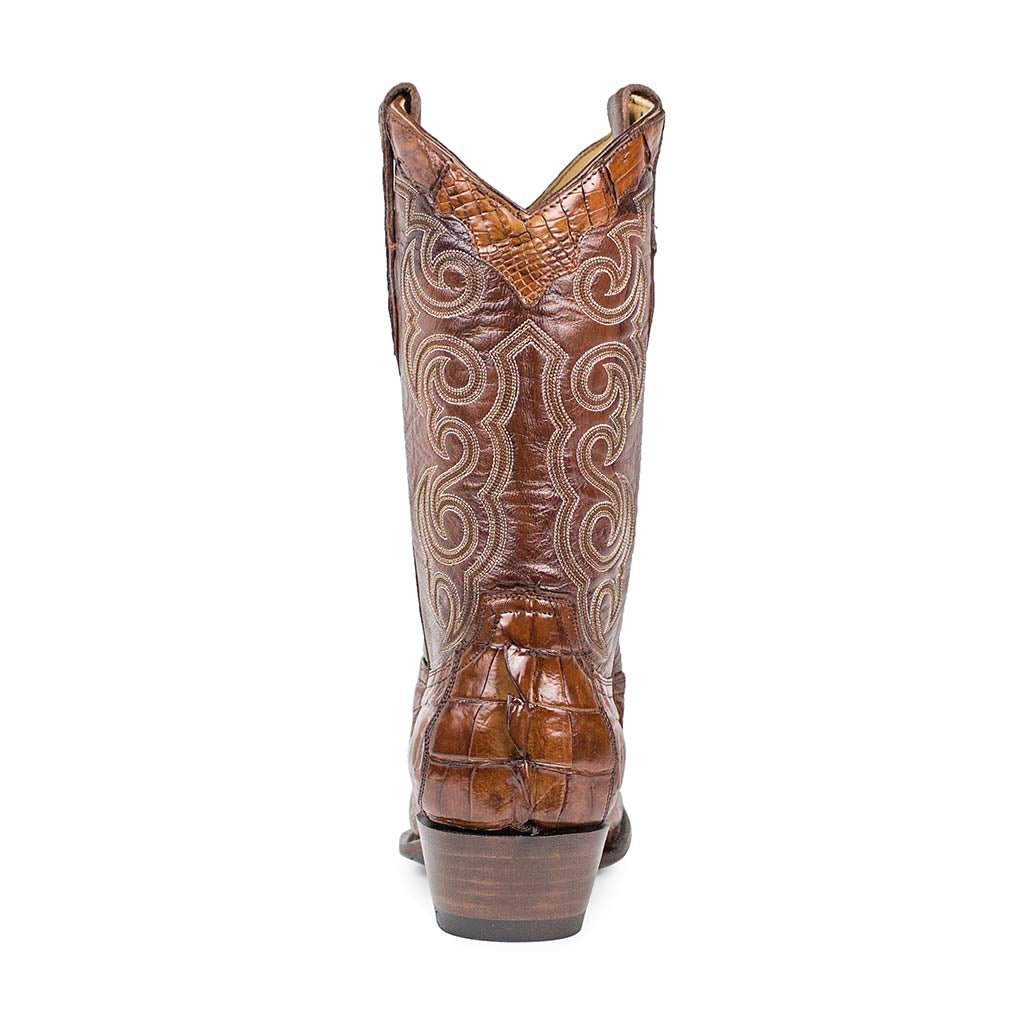 sendra-boots-texas-caiman-tail-exotikstiefel-cognac image 4