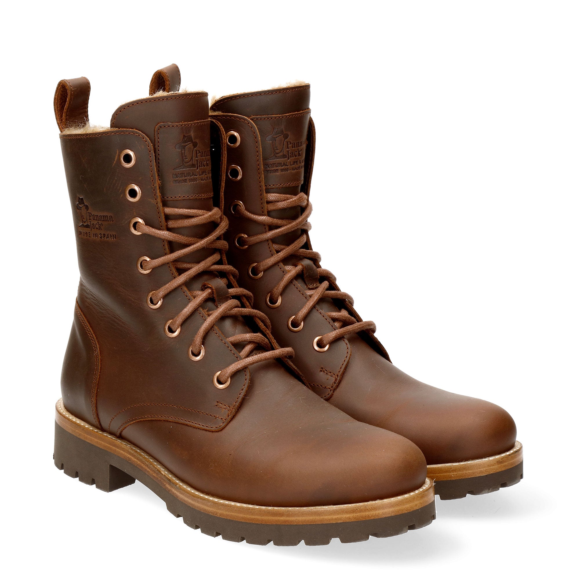 panama-jack-frisia-b10-damenstiefel-waterproof-napa-cuero-cognac image 3