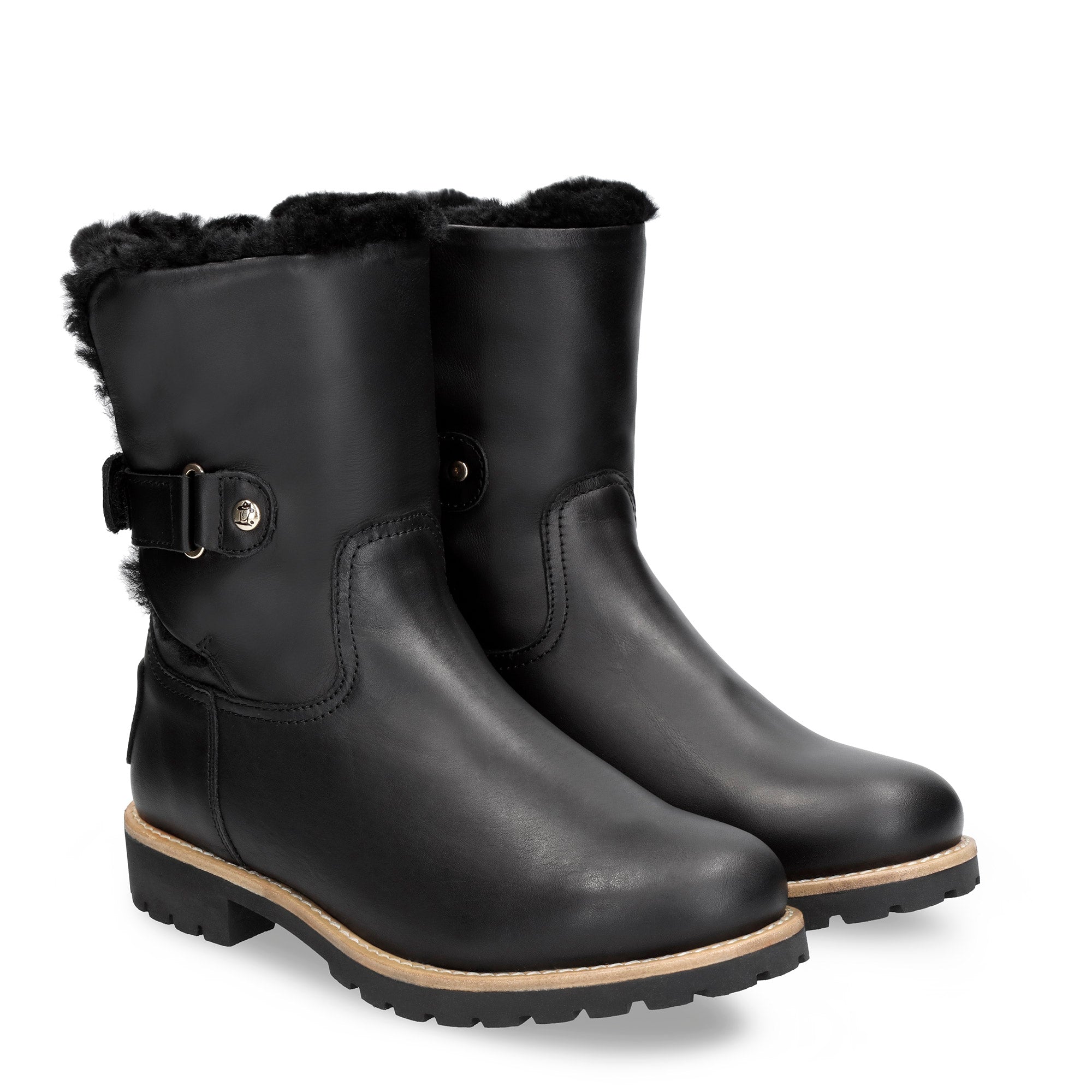 panama-jack-felia-igloo-trav-b2-damenstiefel-napa-negro-lammfell image 3