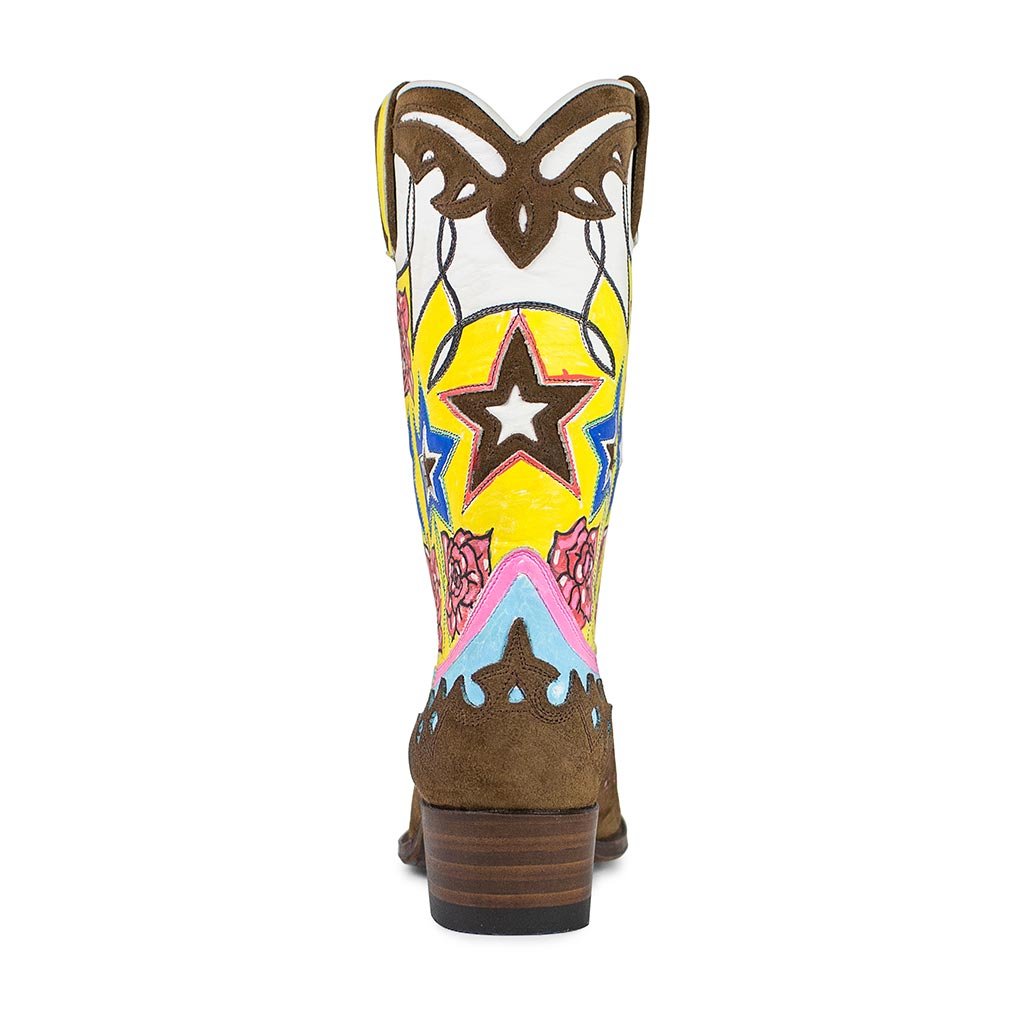 sendra-boots-wakamole-stars-handbemalte-cowboystiefel image 4