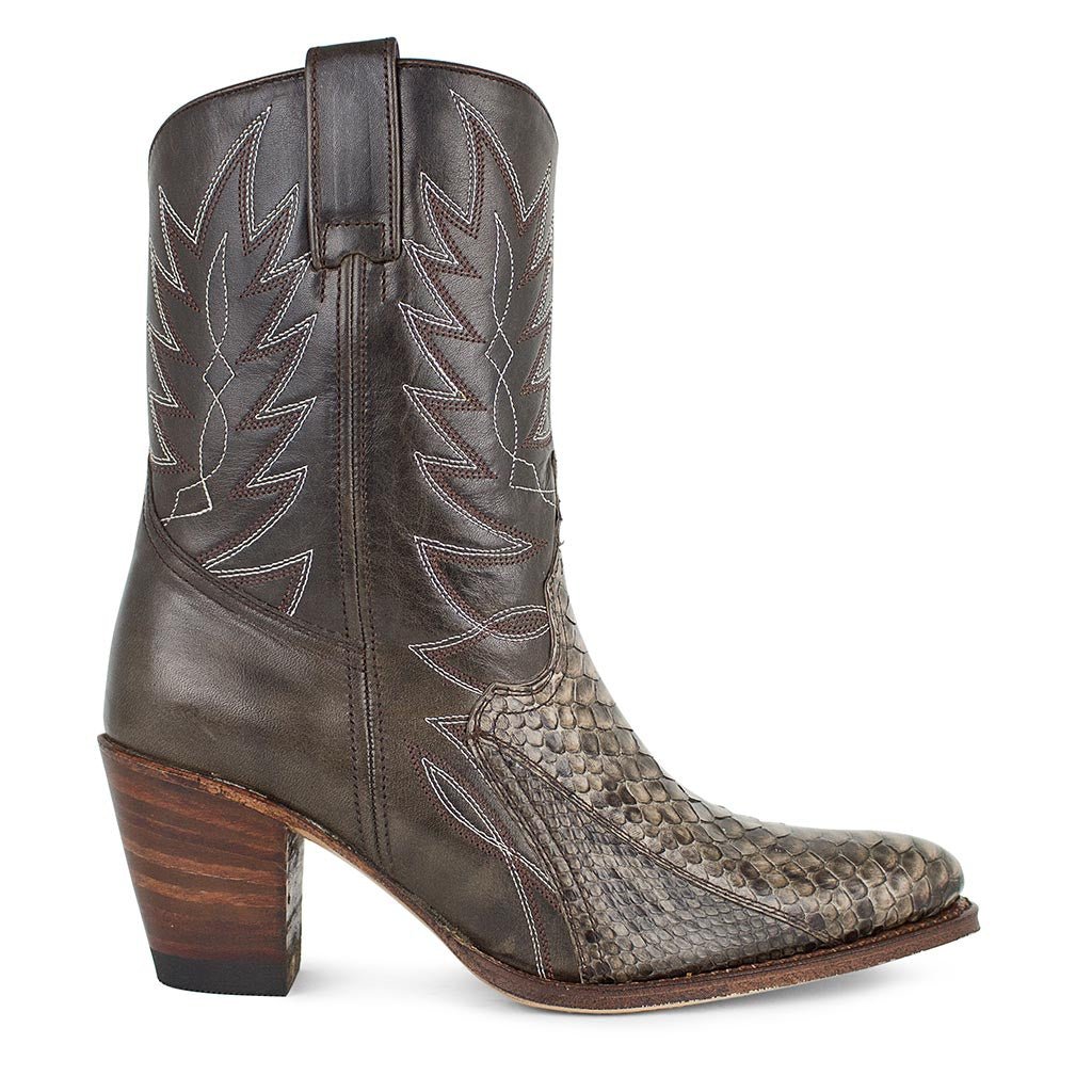 sendra-boots-10319p-cowboy-stiefel-python-bizancio-wolf image 1