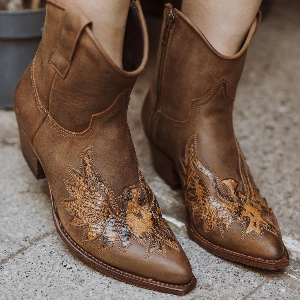 sendra-boots-17397-lia-flota-tang-stiefelette-braun-4-5-cm image 5