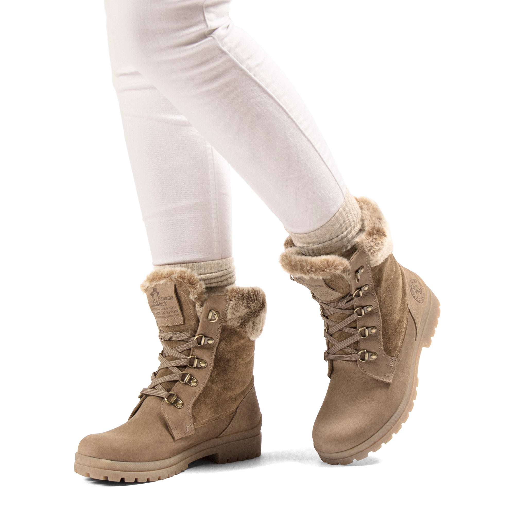panama-jack-tuscani-gtx-b4-damenstiefel-taupe-waterproof image 2