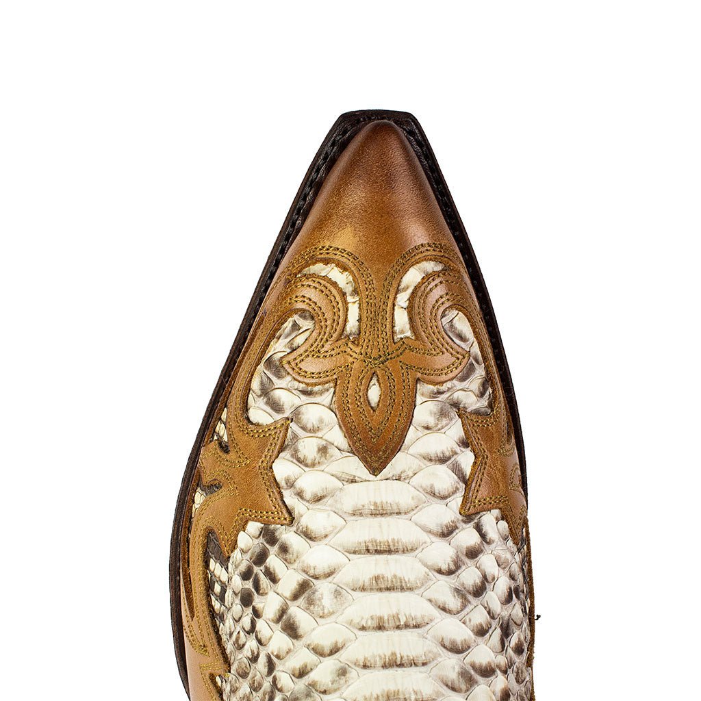 sendra-boots-4661p-cuervo-teak-python-exotic-stiefel image 5
