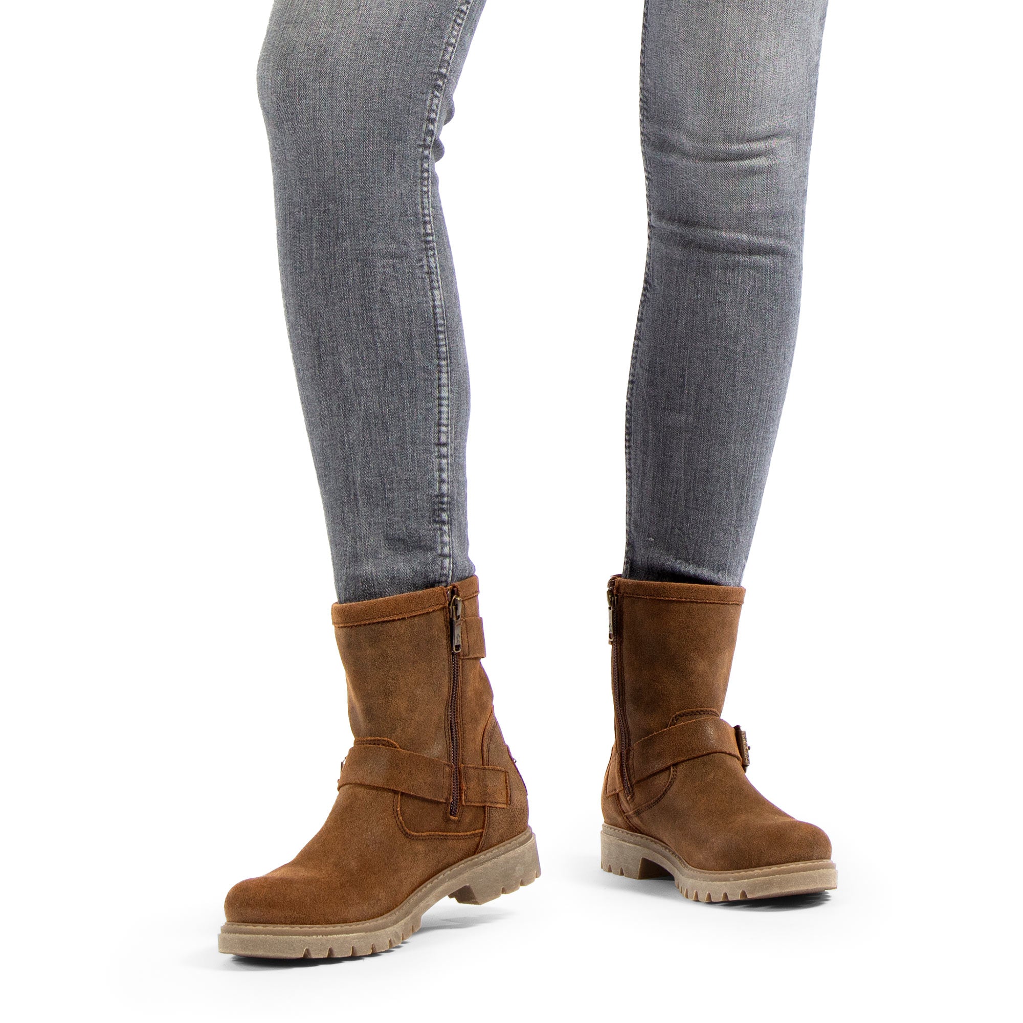 panama-jack-felina-b28-damenstiefel-velour-cuero-camel-flach image 2