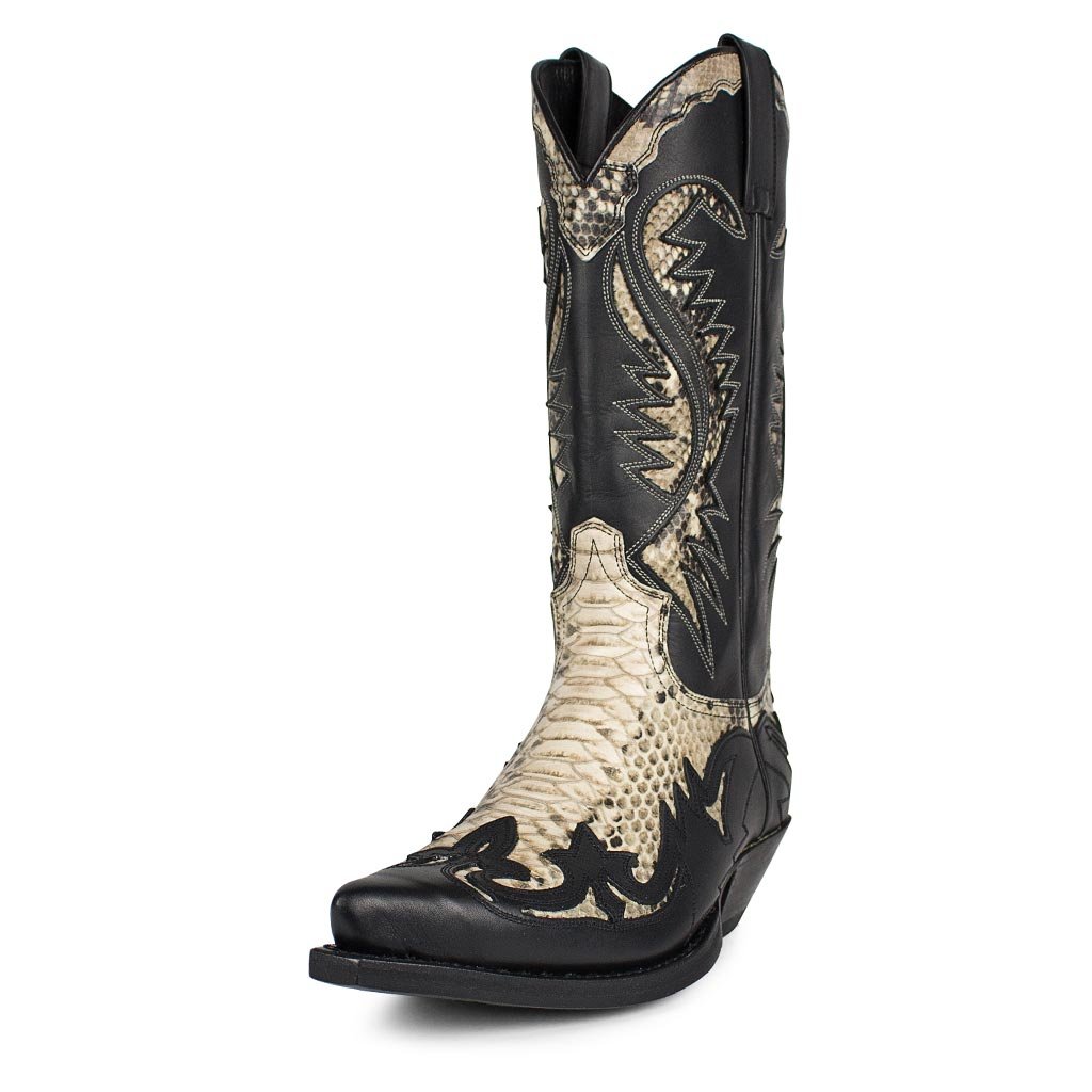sendra-boots-6480-cuervo-cowboystiefel-aspid-natural-pull-oil-negro image 2
