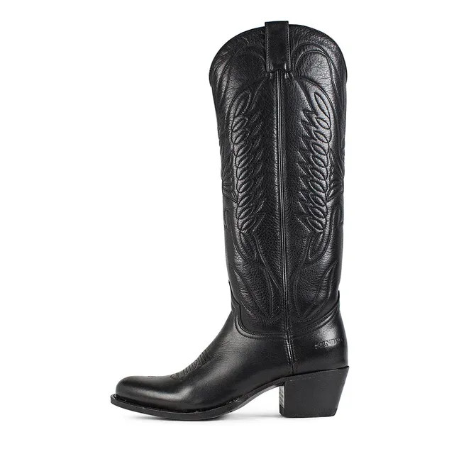 sendra-boots-s0043-8840-debora-cowboy-stiefel-negro-mit-superhohem-schaft image 1