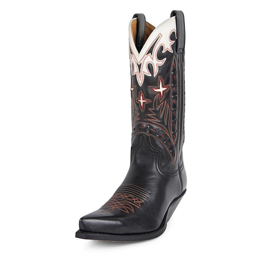 sendra-boots-3372-cuervo-pull-oil-negro-cowboy-stiefel image 2