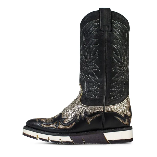 sendra-s0040-13678-cuervo-hurricane-negro-damen-cowboy-stiefel-schwarz image 1