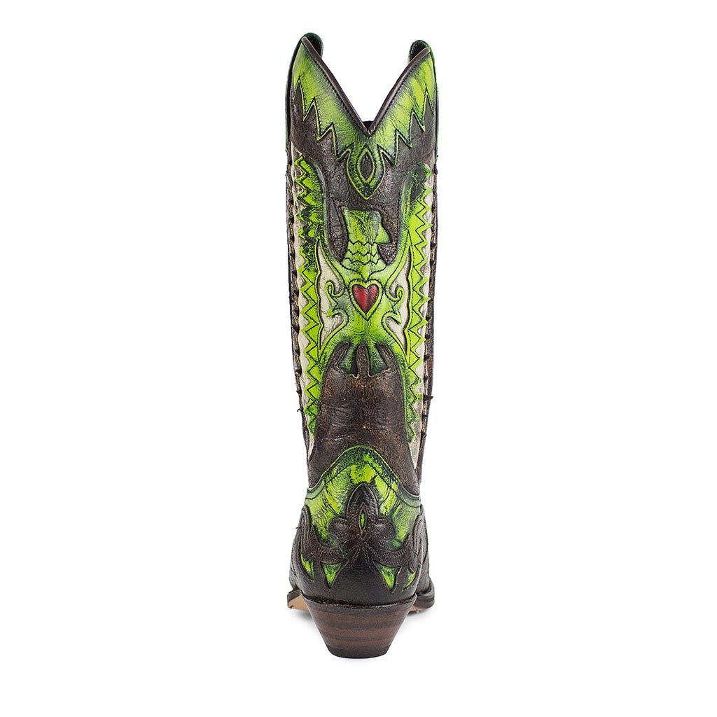 sendra-boots-3840-cuervo-denver-verde-lavado-cowboy-stiefel image 4