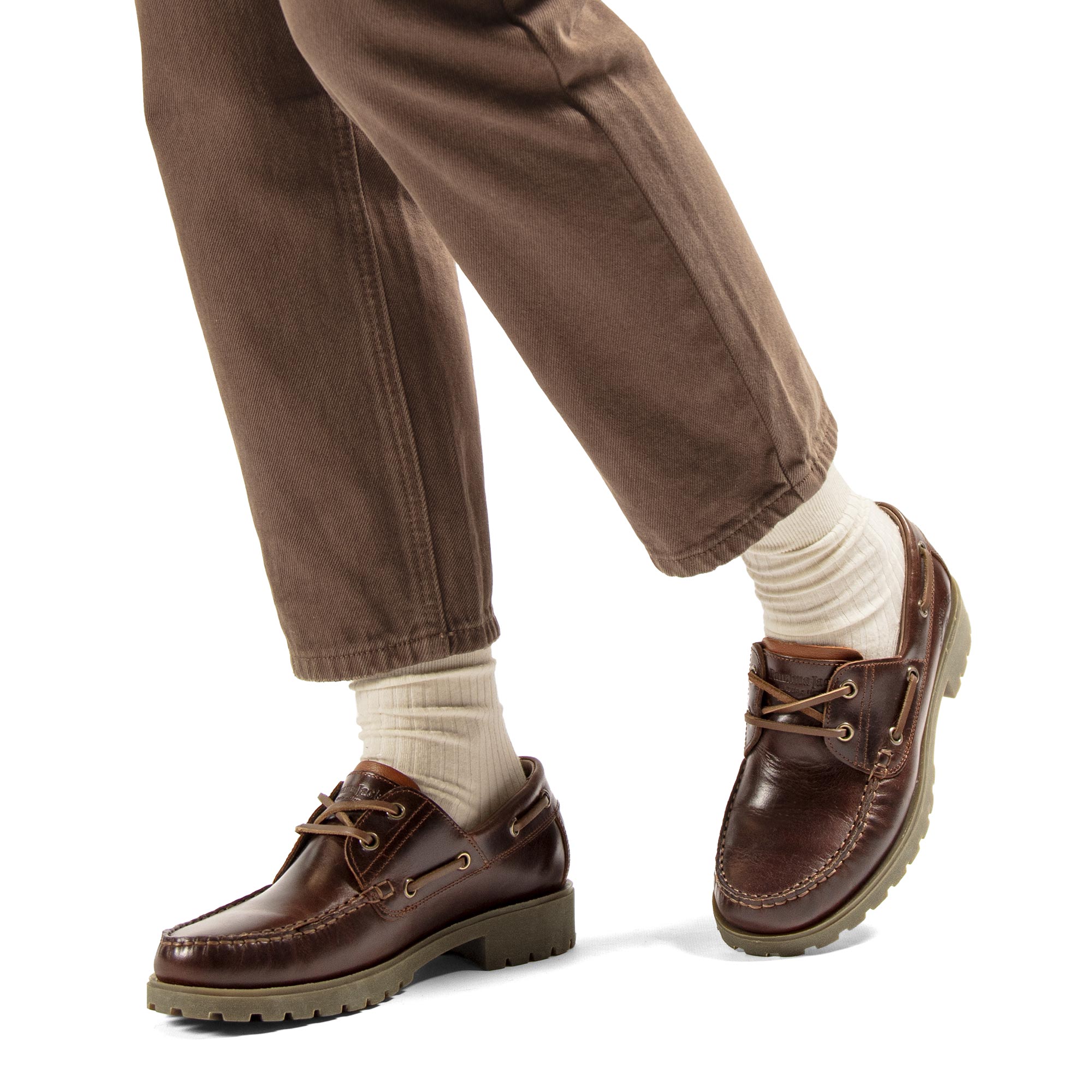 panama-jack-boat-b1-damen-bootsschuh-pull-up-leder-cognac image 2