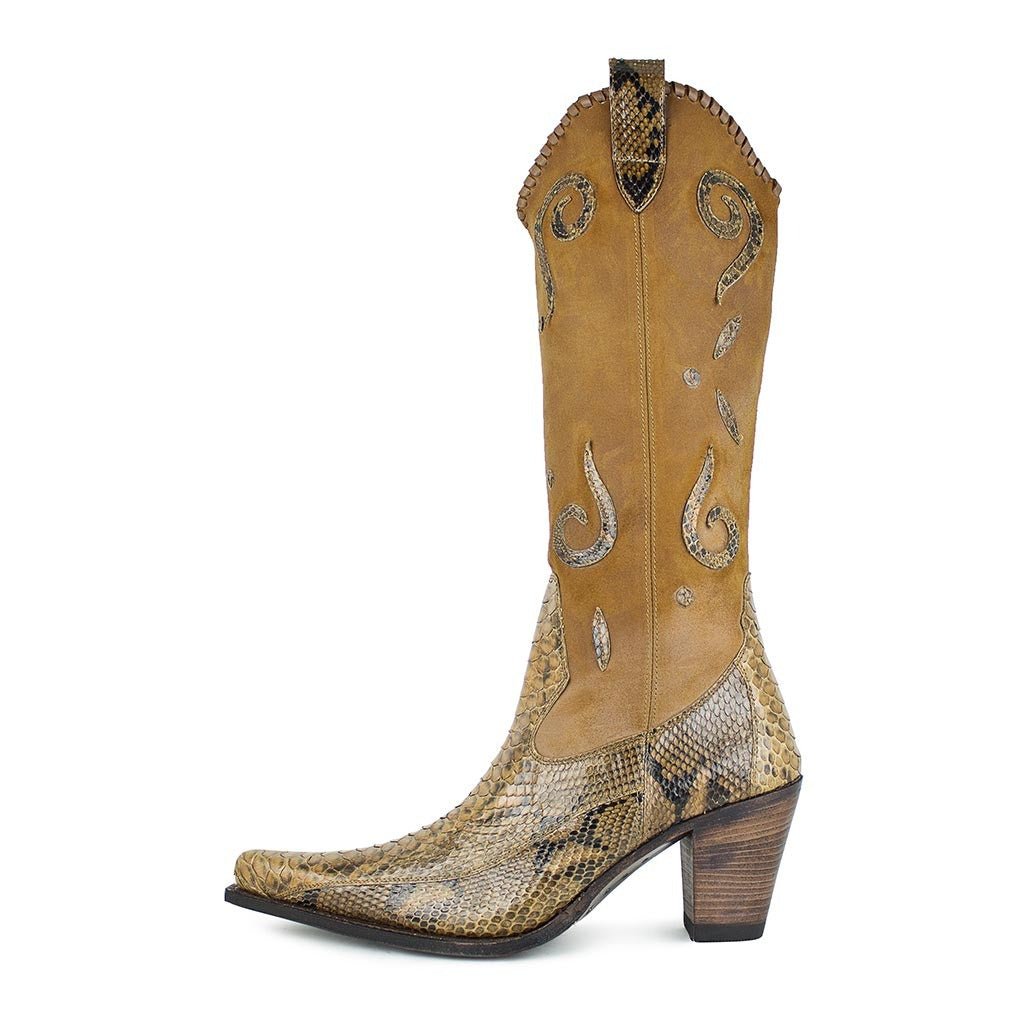 sendra-boots-10044p-rage-canela-medusa-damenstiefel-python image 1