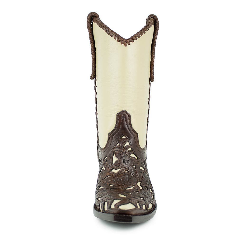 sendra-boots-wyomin-sillero-hueso-chocolate-westernstiefel image 3