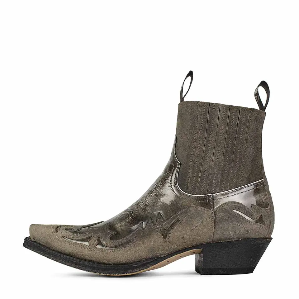 sendra-boots-4660-cuervo-biker-stiefel-flora-blanco-dirty image 1