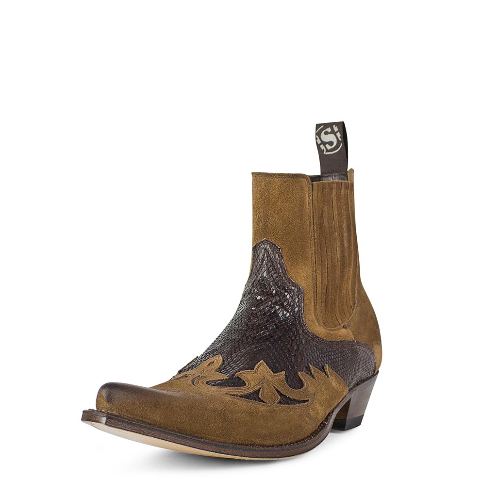 sendra-boots-9396p-javi-westernstiefel-piton-leder-braun image 2