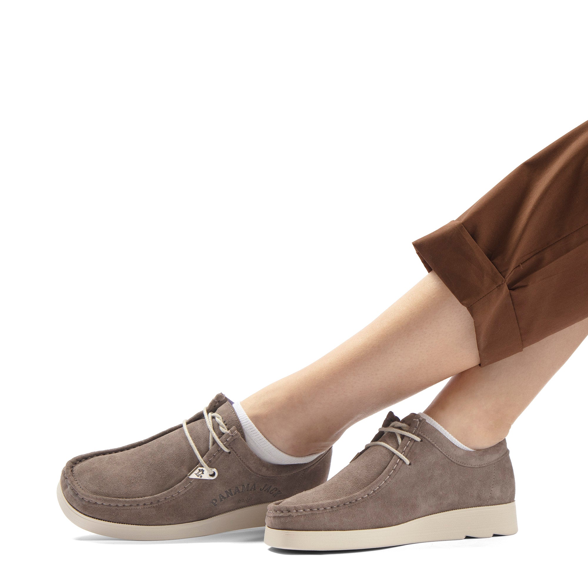 panama-jack-light-b7-velour-piedra-damenschuh-stone image 2