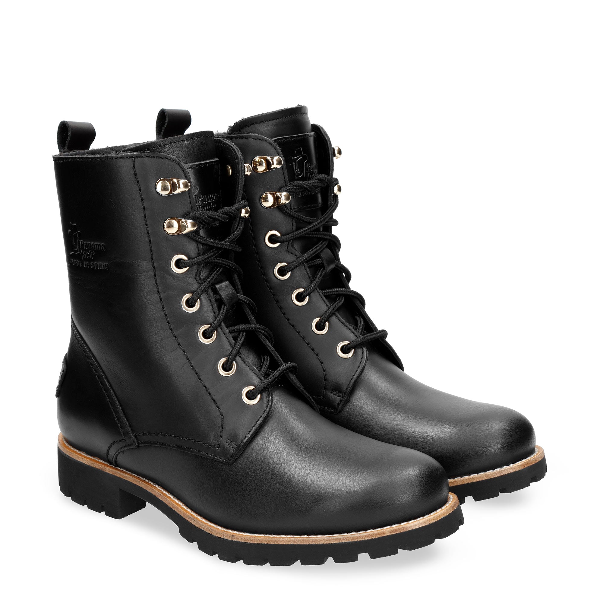 panama-jack-fara-igloo-damenstiefel-napa-negro-lammfell image 3