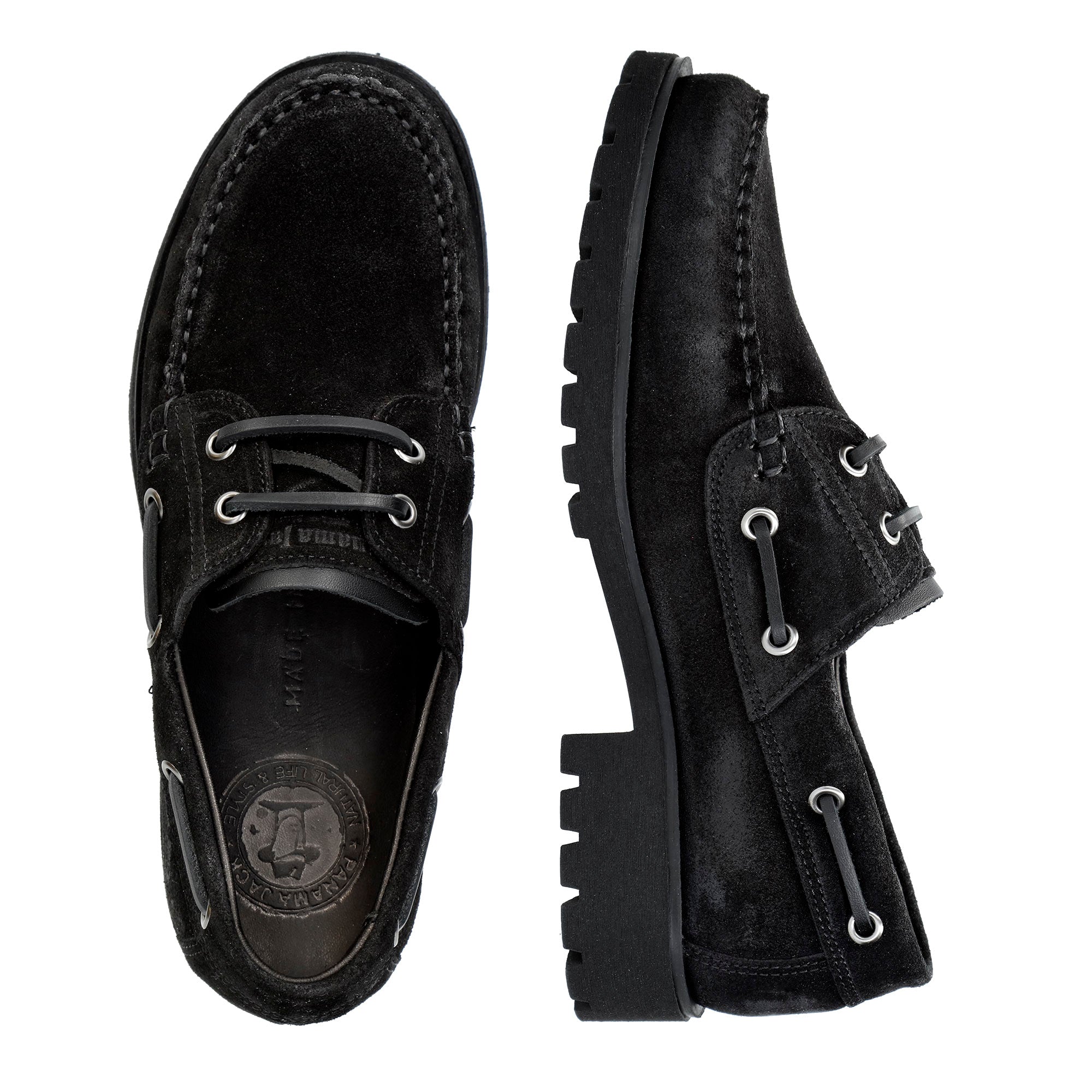 panama-jack-boat-b16-velour-damen-bootsschuh-schwarz image 3