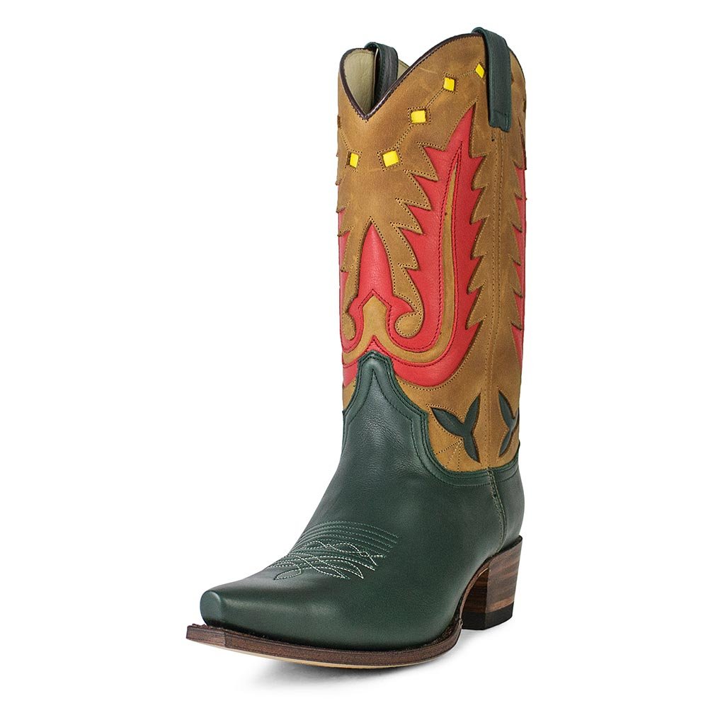 sendra-boots-17650-judy-salvaje-muschio-damen-cowboystiefel image 2