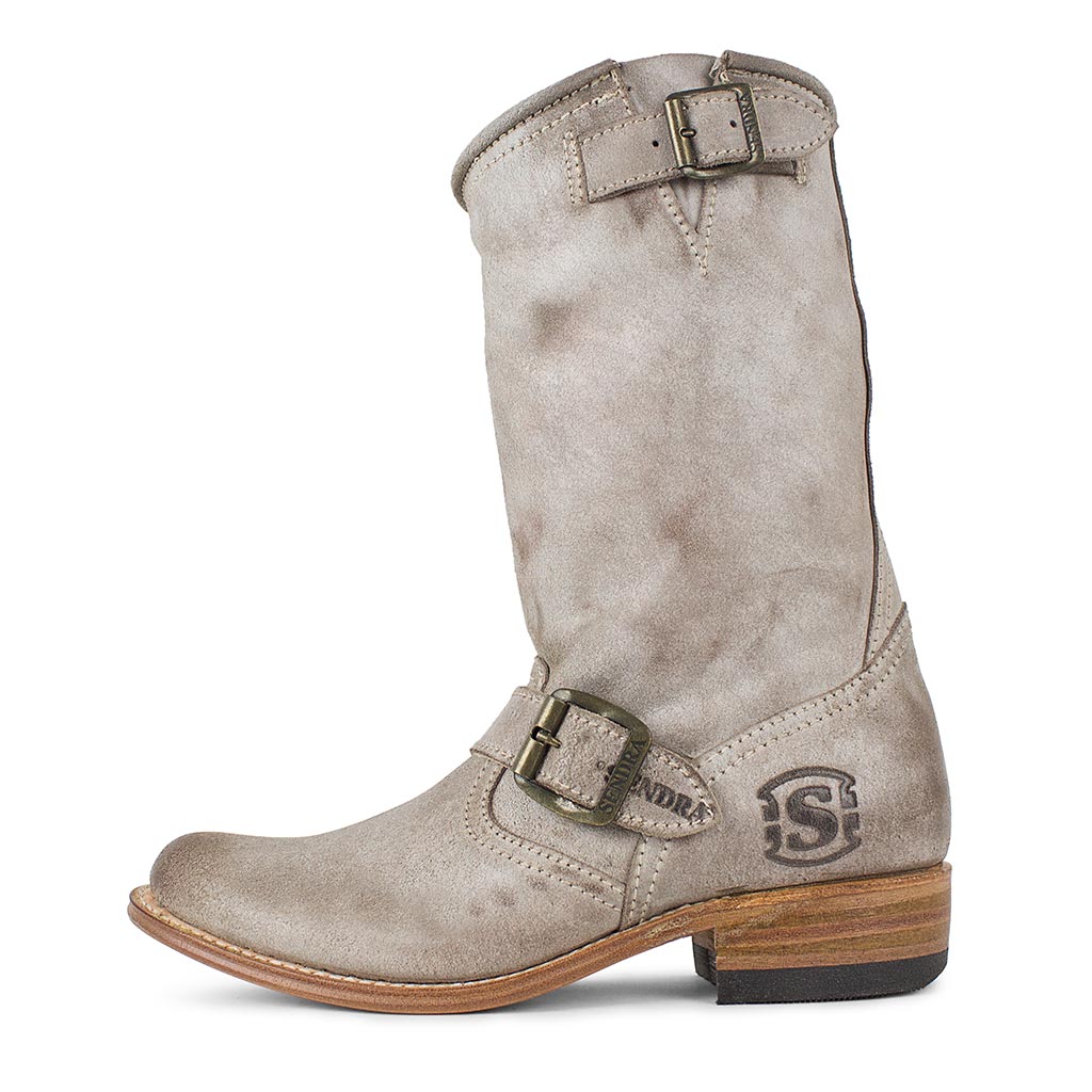 sendra-boots-2944-city-serraje-sabia-taupe-damen-biker-stiefel image 1