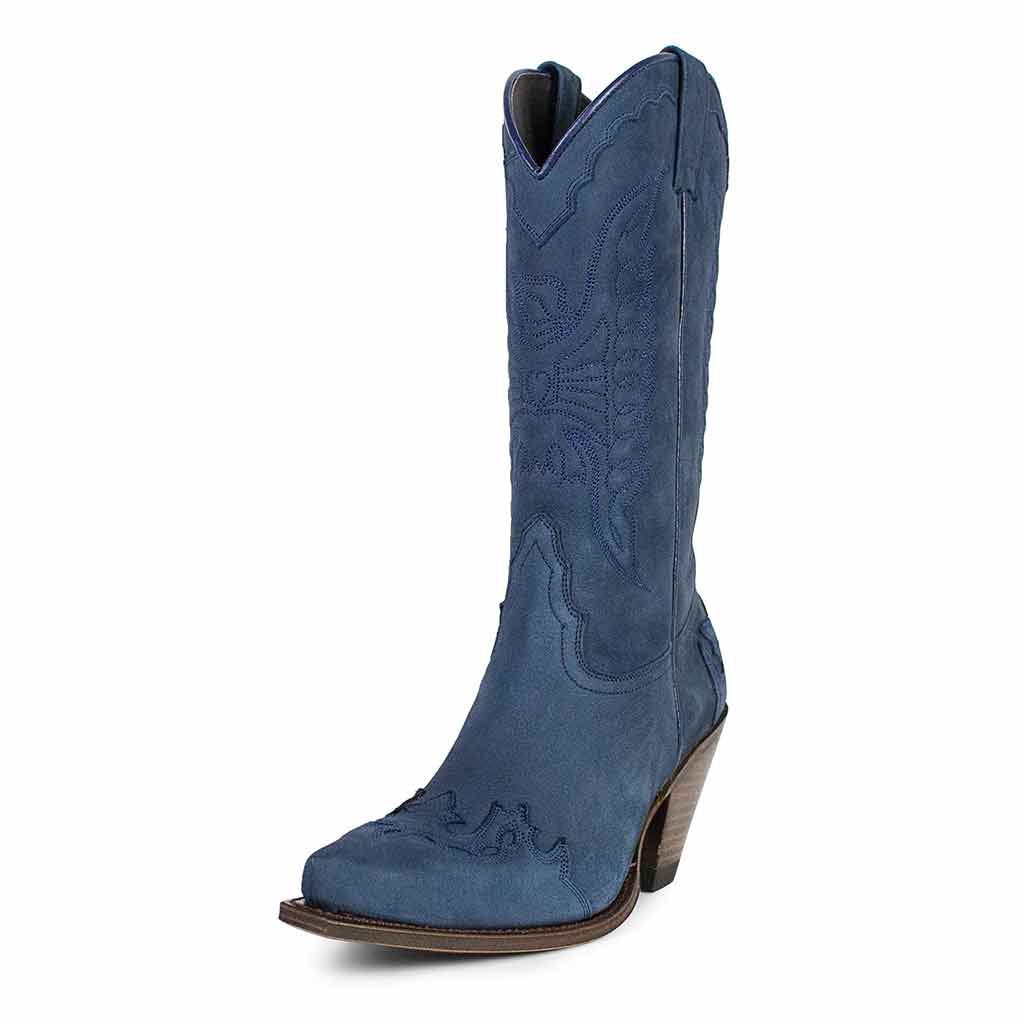 sendra-boots-2560-gorca-nobuk-softy-delave-153-azul-damen-cowboystiefel-blau image 2
