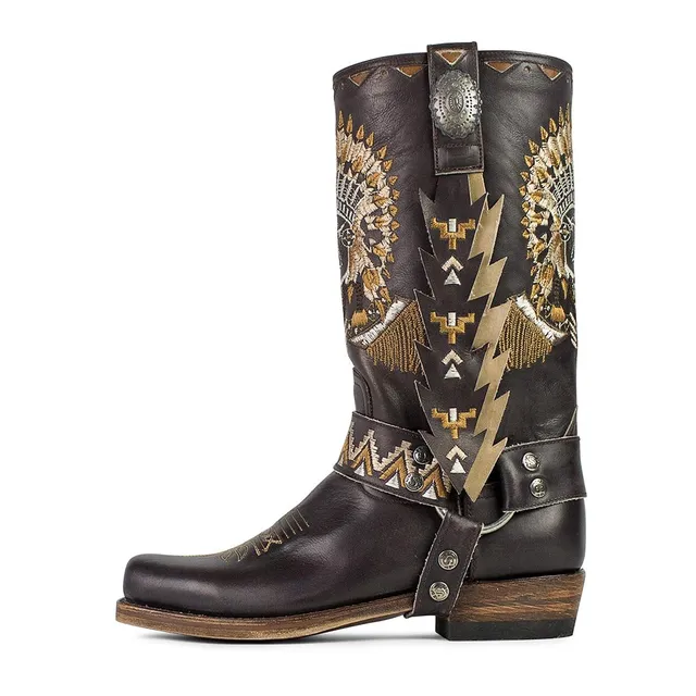 sendra-boots-s0067-15936-pele-marron-biker-boots-damen image 1