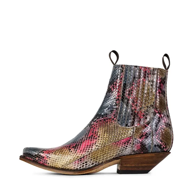 sendra-boots-19175p-lucky-piton-fantasia-rot-blau-exotic-boots image 1