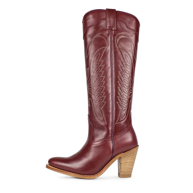 sendra-boots-6662-new-maracaibo-red-wood-damenstiefel image 1